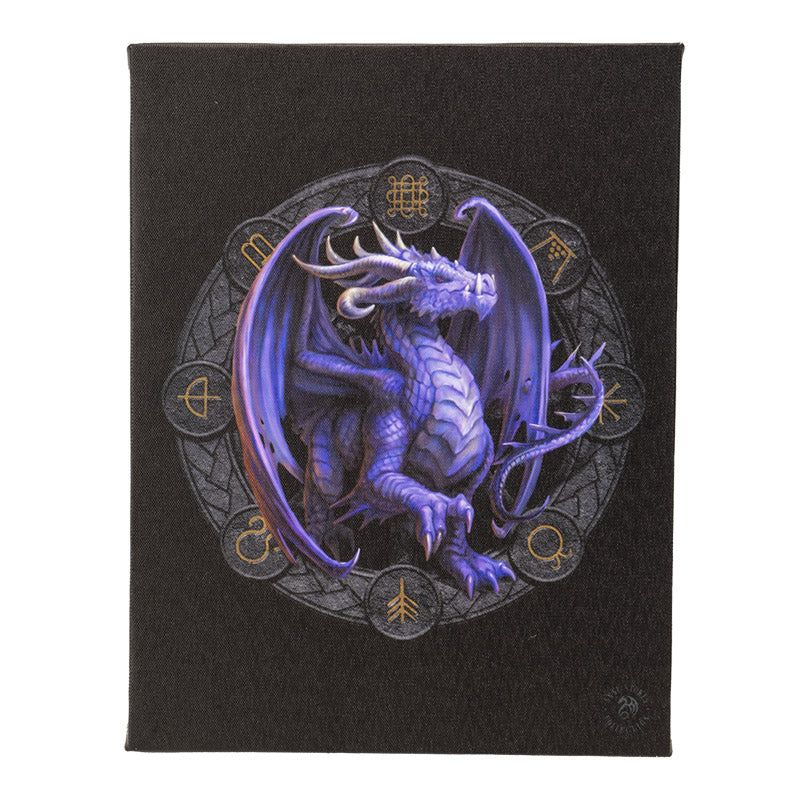 9.8&quot; Anne Stokes Dragon Canvas Print - Samhain, SKU PG-15211, UPC 700317118008