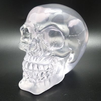 4.5&quot; Translucent Skull Statue, SKU PG-12520, UPC 700317072119