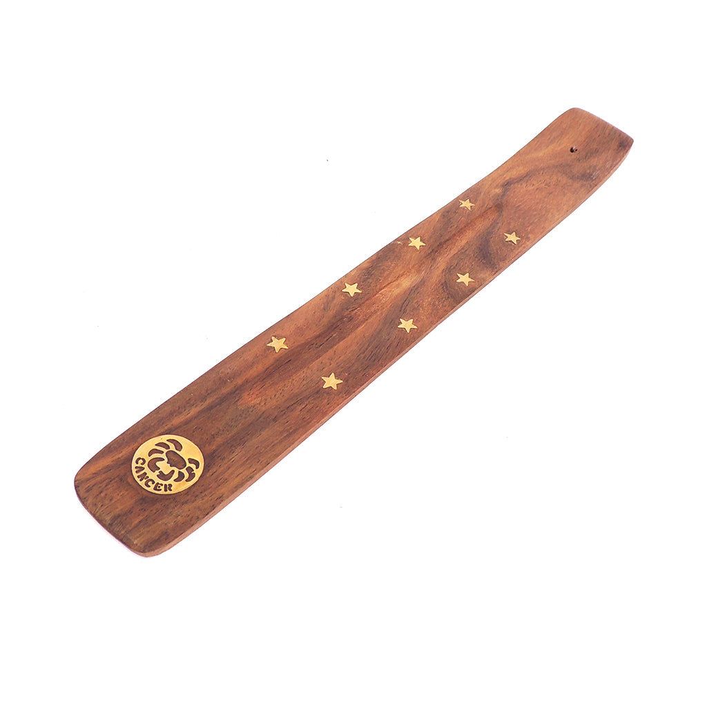 10&quot; Wood Incense Holder - Astrology - Cancer, SKU ER3A-CAN, UPC 700317021926