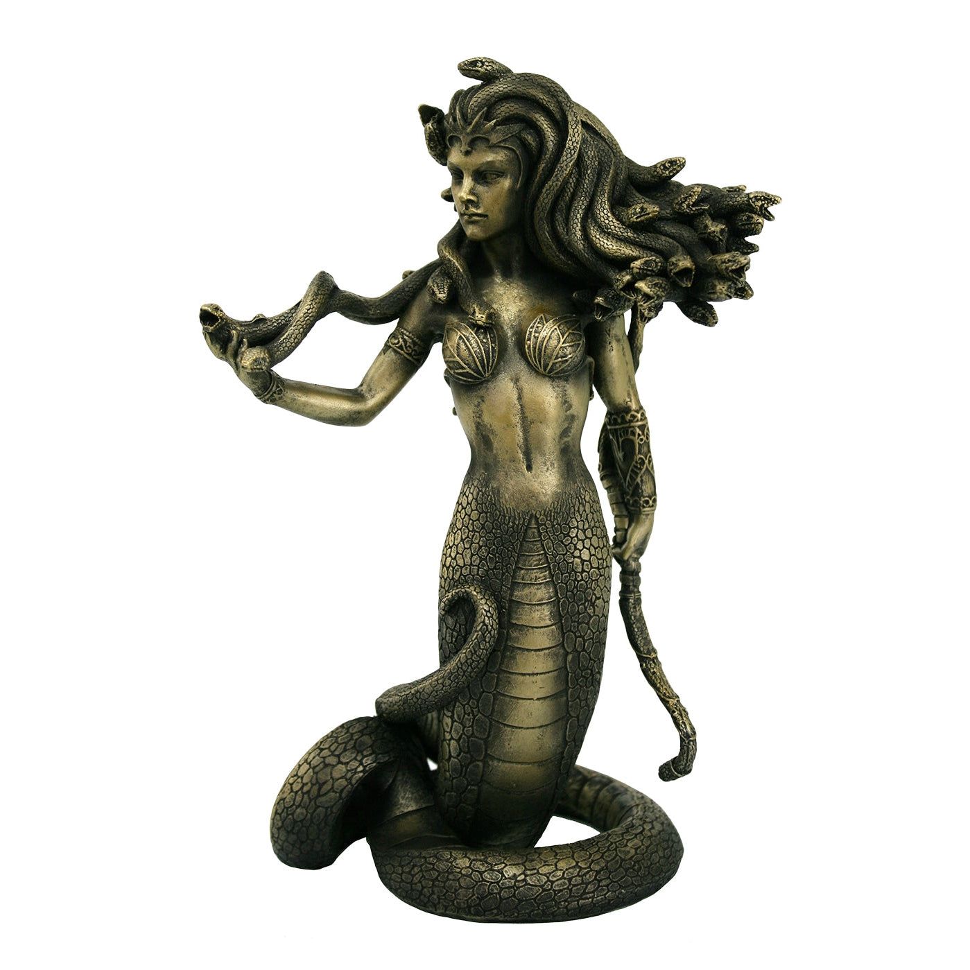 8&quot; Standing Medusa Statue, SKU PG-12156, UPC 700317070214