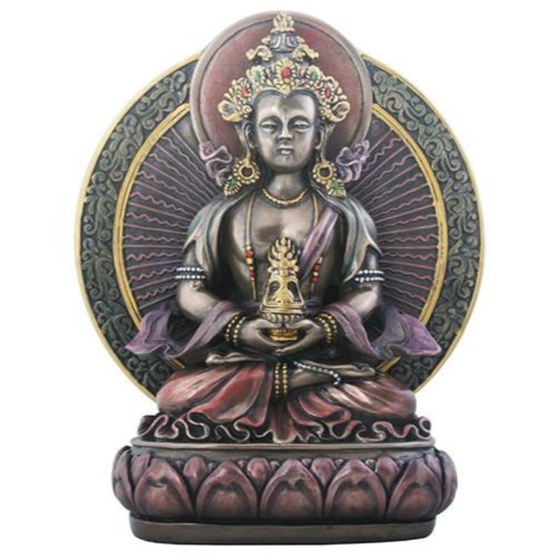 5&quot; Long Life Buddha Statue, SKU PG-Y9008, UPC 700317246459