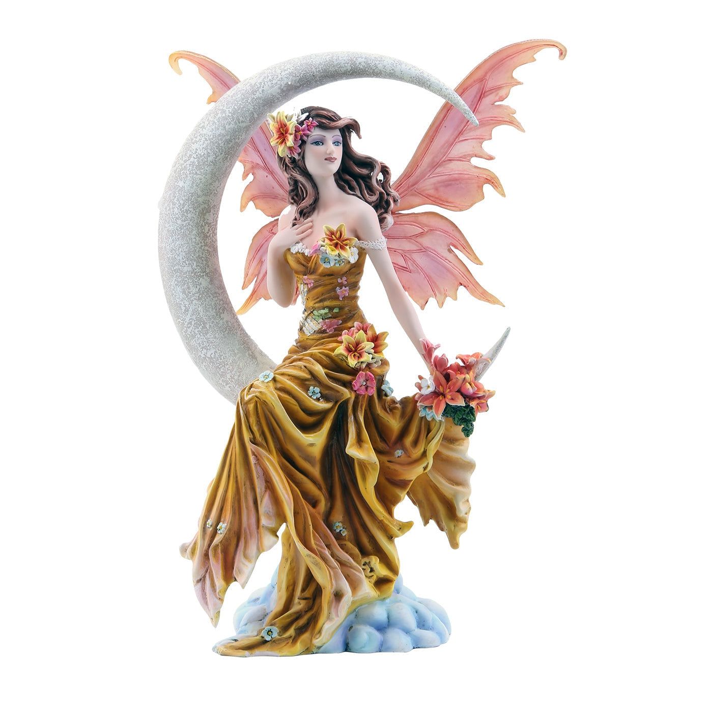 11.25&quot; Fairy Statue - Earth Moon, SKU PG-12343, UPC 700317252528