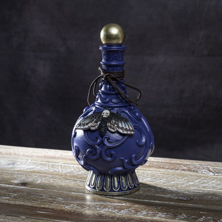 9&quot; Moth Potion Bottle Statue, SKU PG-15096, UPC 700317120834