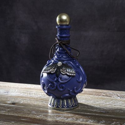 9&quot; Moth Potion Bottle Statue, SKU PG-15096, UPC 700317120834