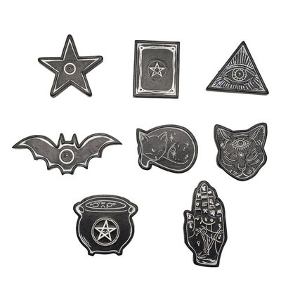 Wicca Incense Holder Set (Pack of 8), SKU PG-14752, UPC 700317036012