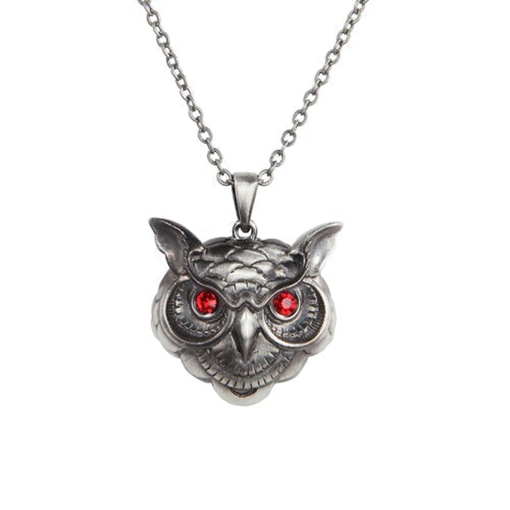 Owl Head Necklace, SKU PG-10094, UPC 6016003937926