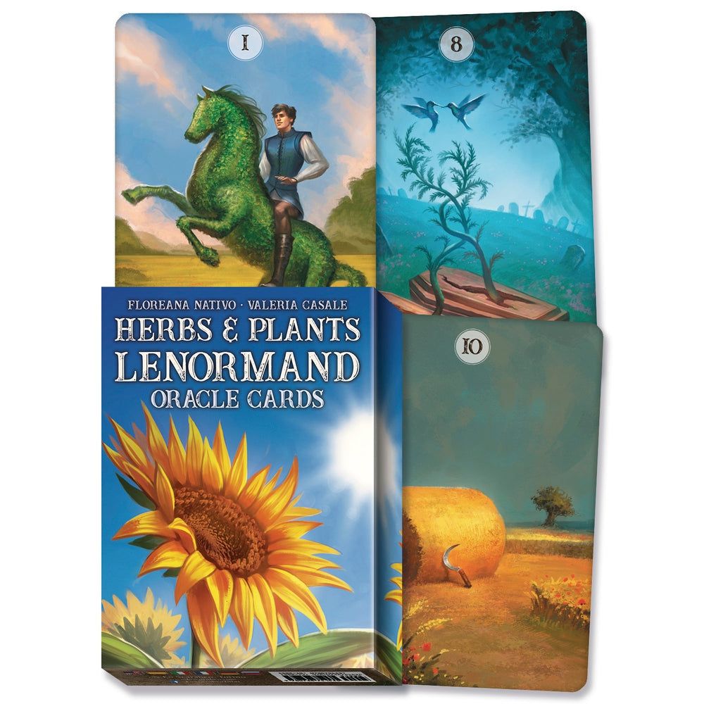 Herbs and Plants Lenormand Oracle Cards by Floreana Nativo, Valeria Casale, SKU LW2040, UPC 7003172…
