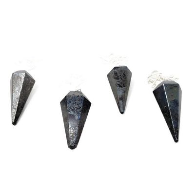6-Sided Pendulum - Hematite, SKU PEND-85, UPC 6016002420467