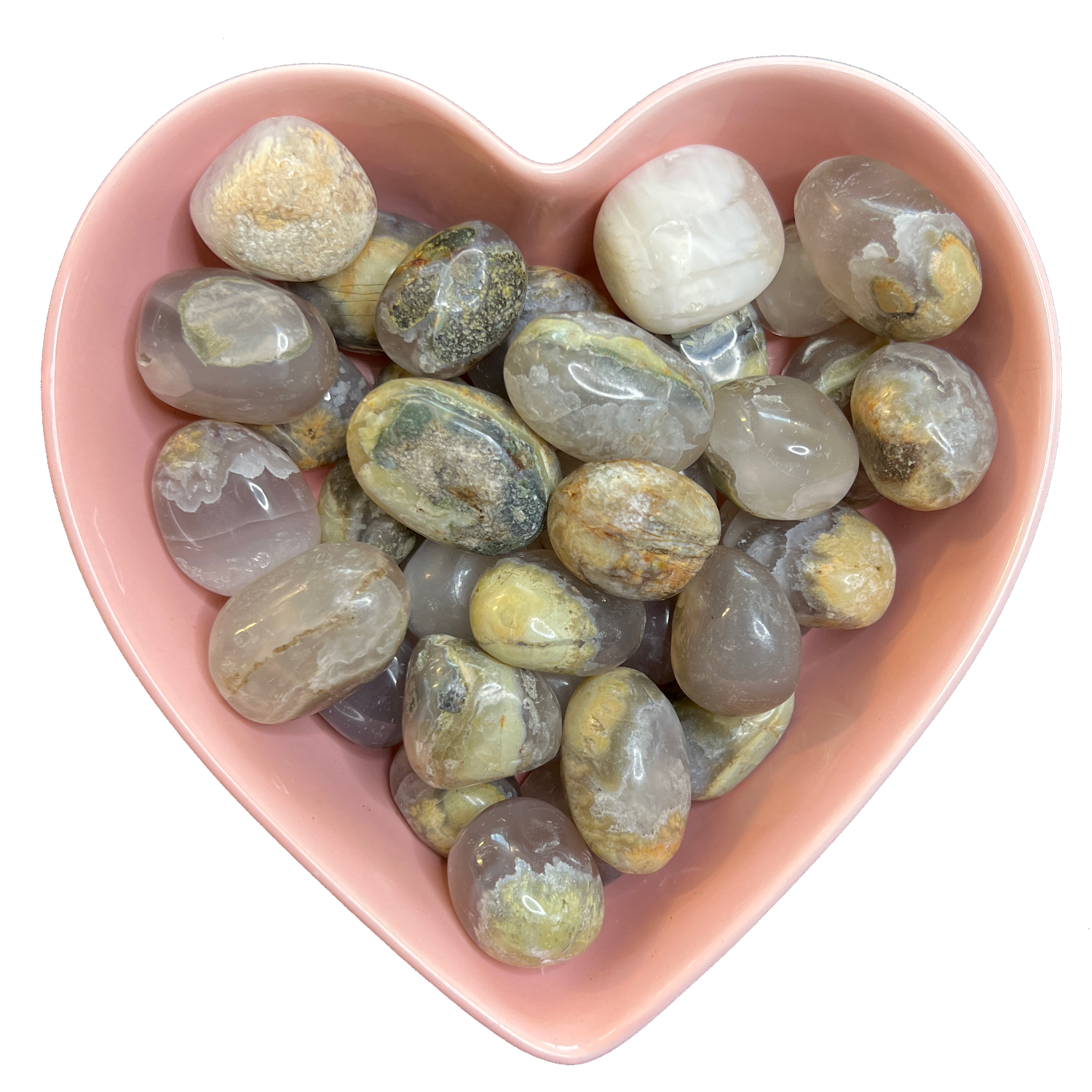 Opalized Petrified Wood Tumbled Stone Natural Gemstone - One Stone, SKU TR-3, UPC 700317015840