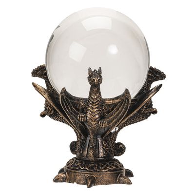 8&quot; Dragon Gazing Ball, SKU PG-14821, UPC 700317032588