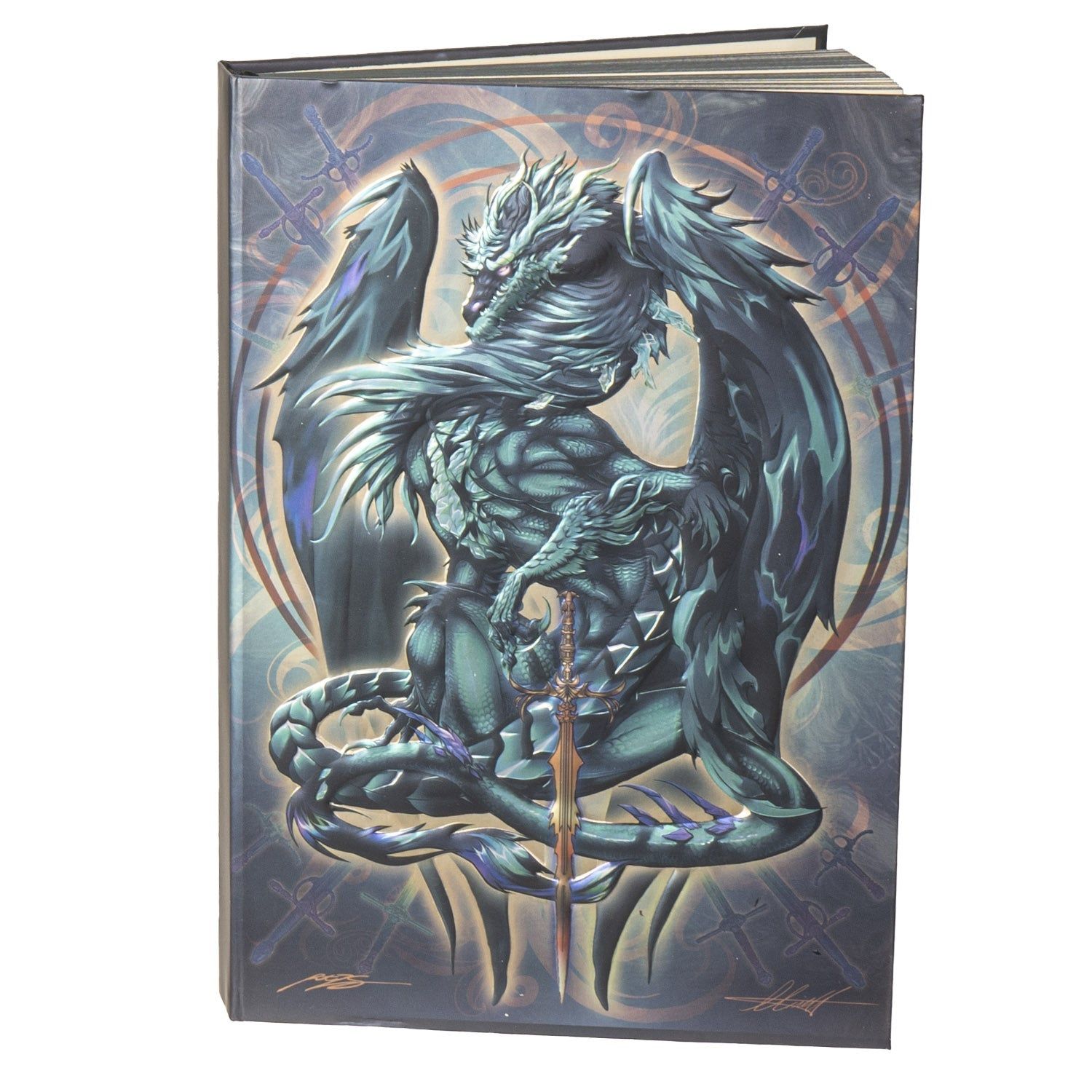5&quot; x 7&quot; Hardcover Journal - Terra Blade Dragon, SKU PG-15238, UPC 700317118275