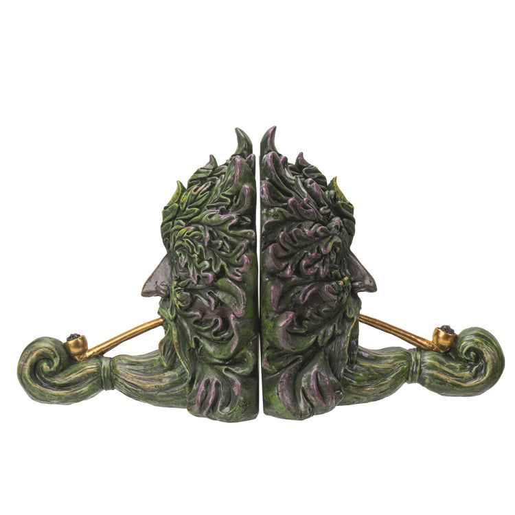 7.8&quot; Greenman Bookends (Pair), SKU PG-15099, UPC 700317075486