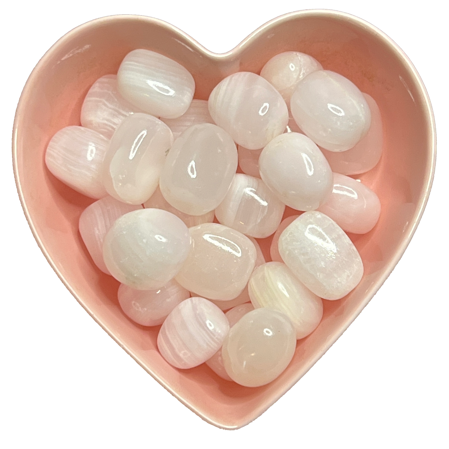 Pink Calcite Tumbled Stone Natural Gemstone - One Stone, SKU TR-75, UPC 6016012292238
