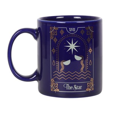 11 oz Ceramic Tarot Card Mug - The Star, SKU PG-15001, UPC 700317071051