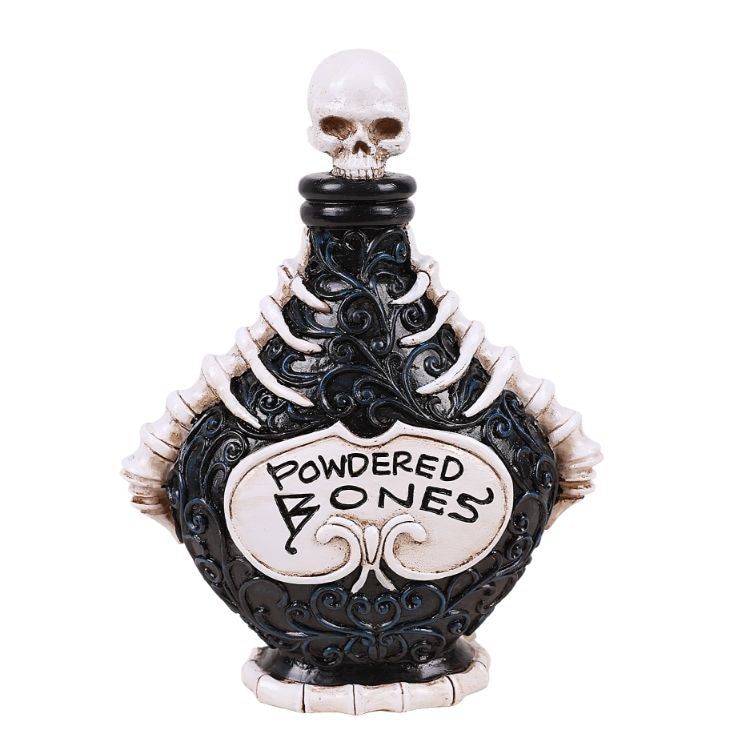 7.75&quot; Powdered Bones Poison Bottle, SKU PG-13718, UPC 6016004435438