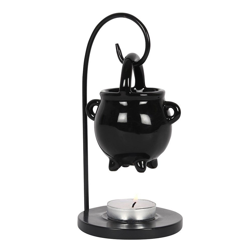 6.7&quot; Hanging Cauldron Ceramic Oil Burner, SKU PG-14085, UPC 700317070795