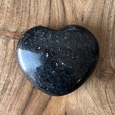 3” Puffed Gemstone Heart - Coppernite, SKU 30108050, UPC 6016002750700