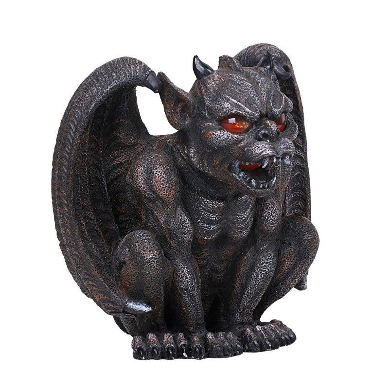 7.25&quot; Gargoyle Candle Holder, SKU PG-12797, UPC 700317066293