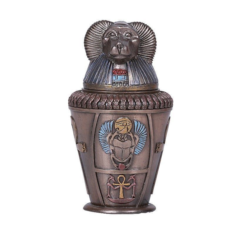 5.75&quot; Canopic Jar - Hapy, SKU PG-12719, UPC 700317292449