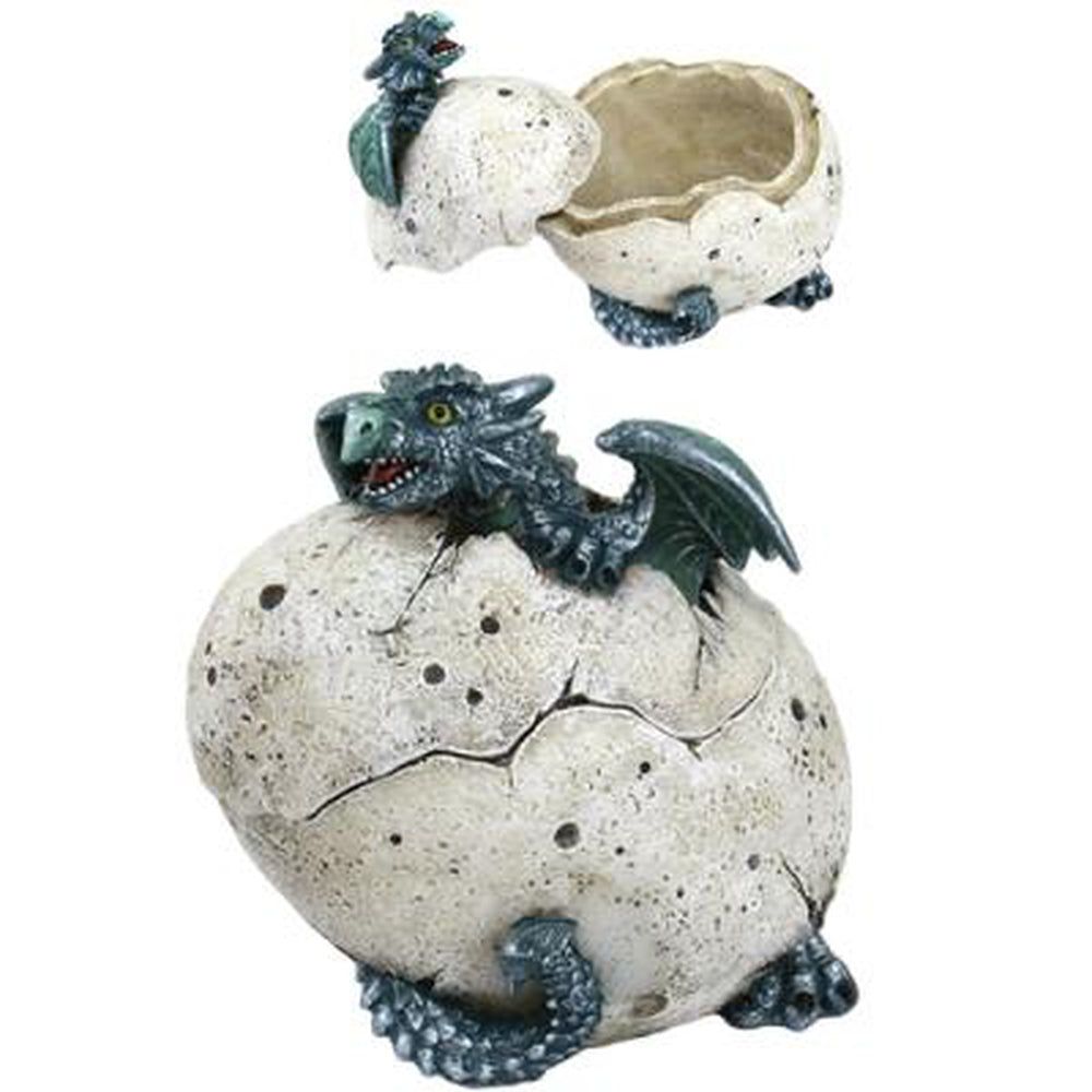 5&quot; Blue Dragon with Egg Display Box, SKU PG-10444, UPC 700317074069