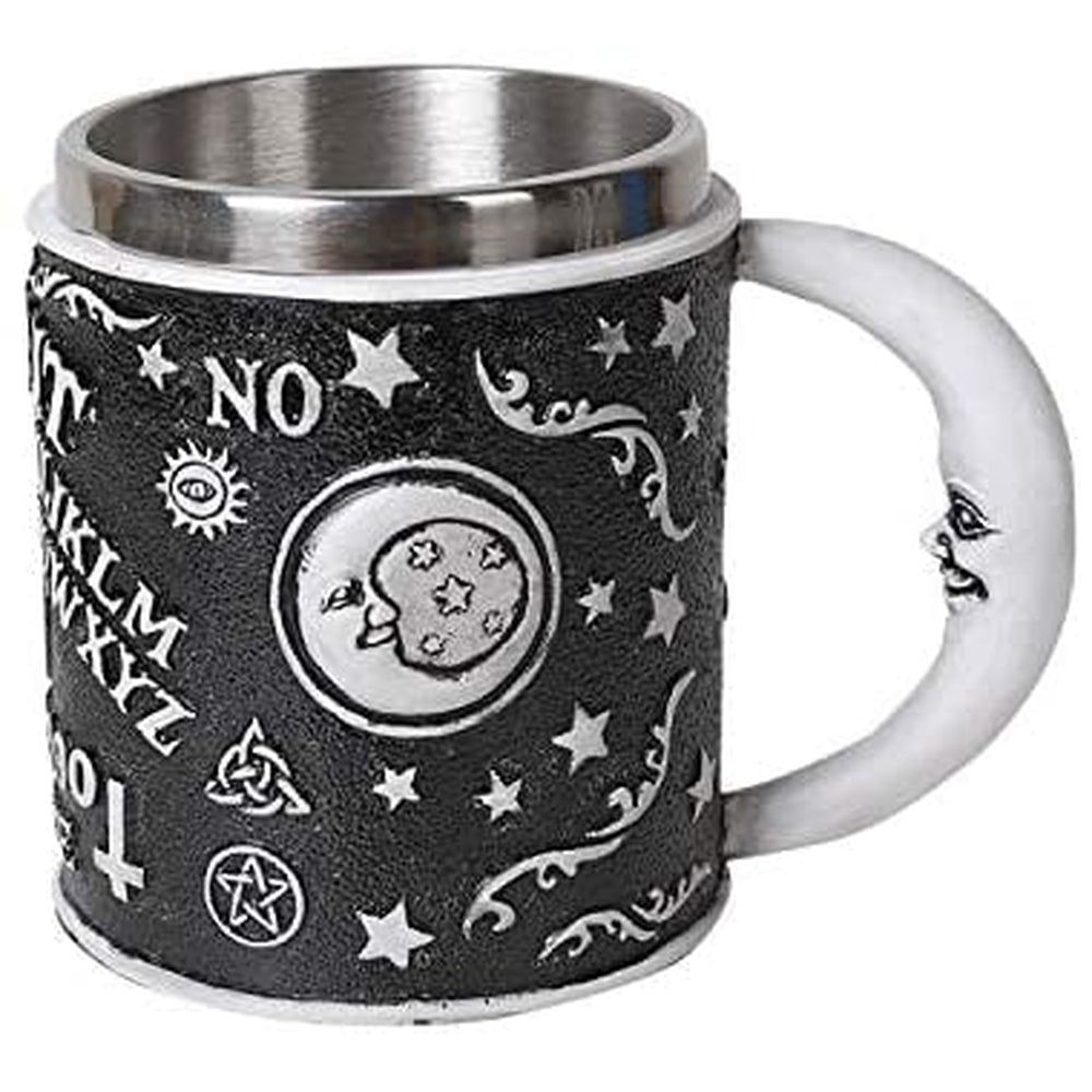 16 oz Stainless Steel Rim Mug - Ouija Board, SKU PG-13526, UPC 6016038875873
