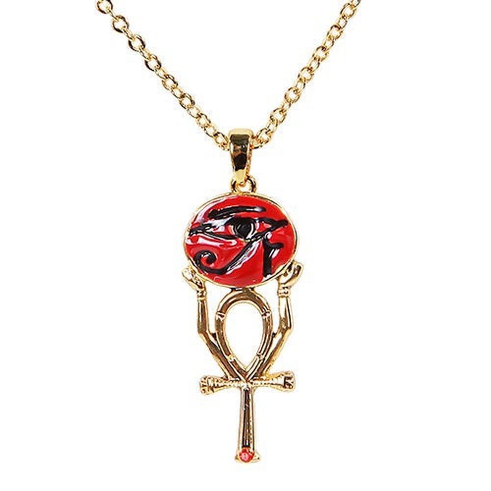 Egyptian Eyes Necklace, SKU PG-10615, UPC 6016003834812