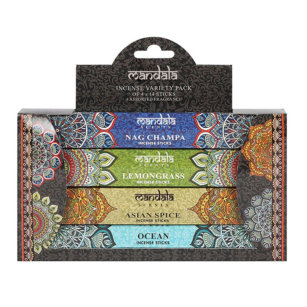 Mandala Incense Stick Gift Pack (Pack of 4), SKU PG-14861, UPC 700317036005