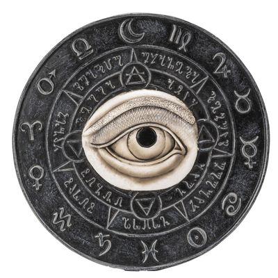 7.8&quot; Wicca Eye Wall Plaque, SKU PG-15079, UPC 700317071297