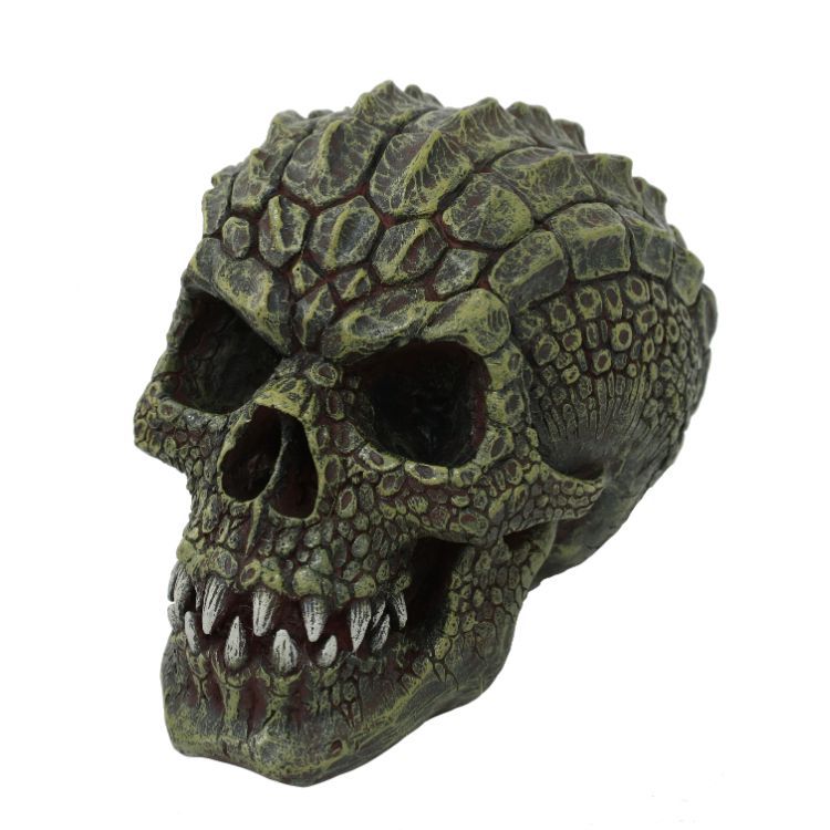 7&quot; Gatorhead Skull Statue, SKU PG-13597, UPC 700317072195