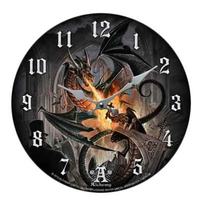 13.25&quot; Wall Clock - Order of the Dragon, SKU PG-11086, UPC 700317110071