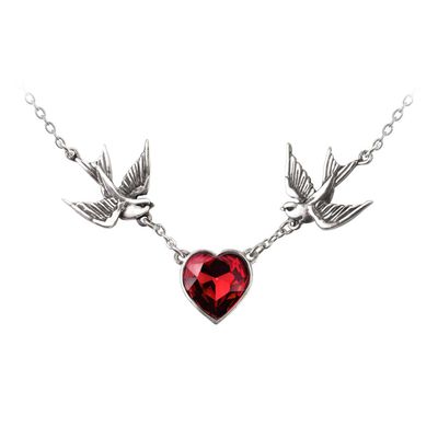 Swallow Heart Necklace, SKU AL-ULFP1, UPC 700317060895