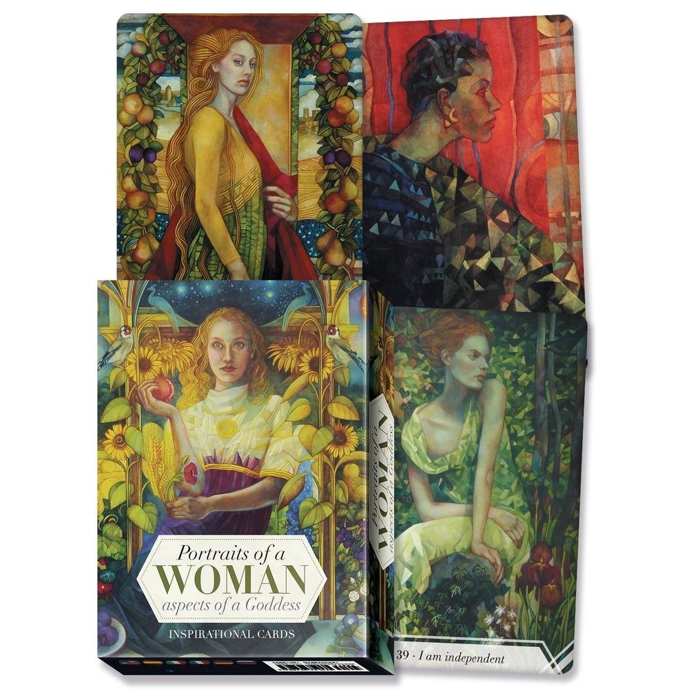 Portraits of a Woman, Aspects of a Goddess Inspirational Cards by Riccardo Minetti, Elisabetta Trev…