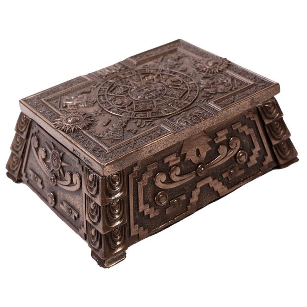 5.75&quot; Aztec Bronze Display Box, SKU PG-11055, UPC 700317074175