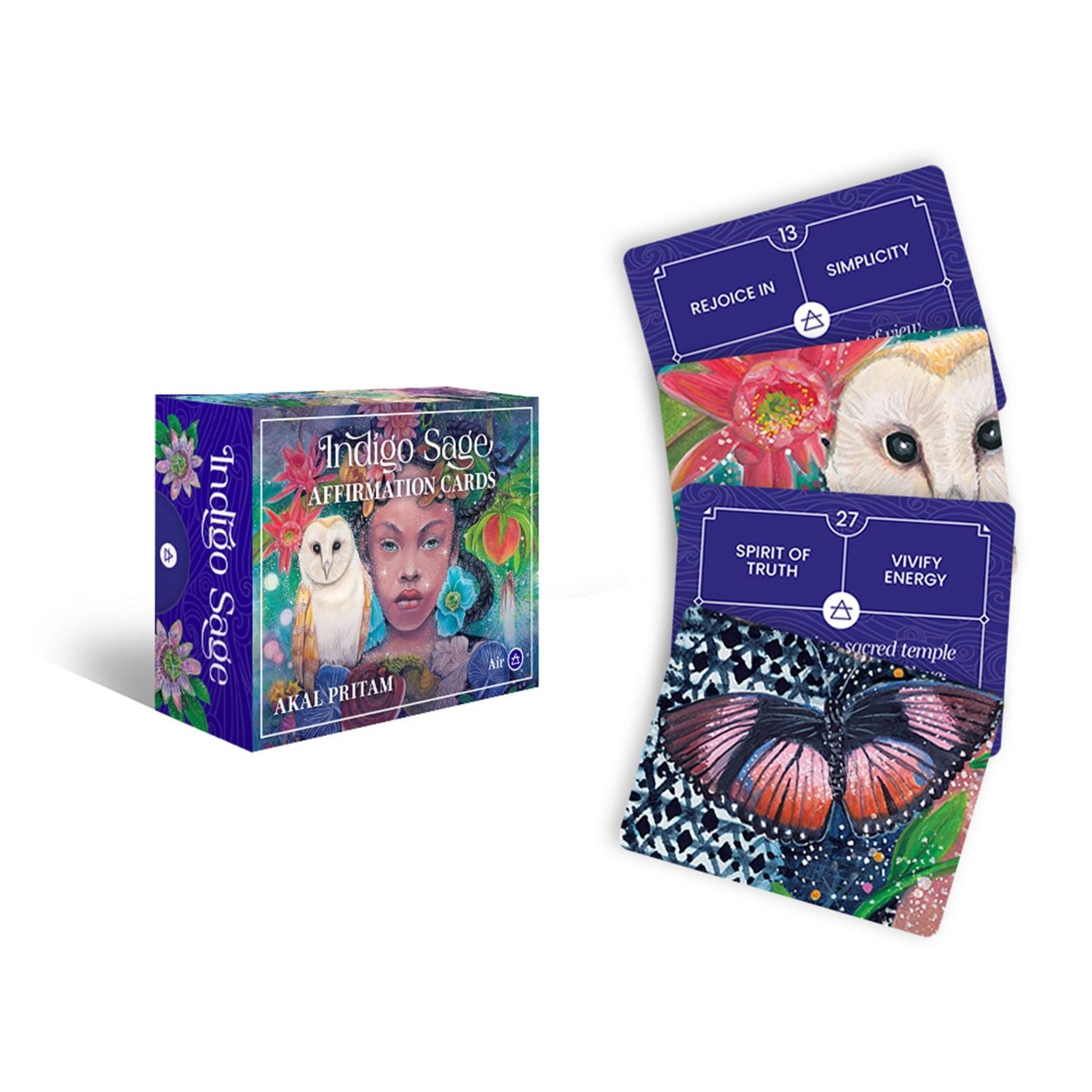 Indigo Sage Mini Cards by Akal Pritam, SKU RP-98, UPC 700317124856
