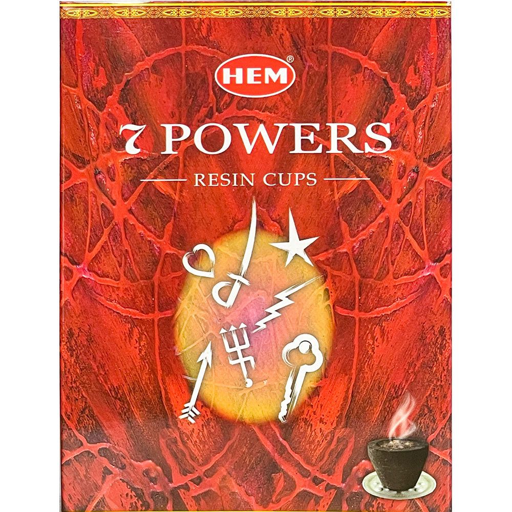 Hem Resin Cups - 7 Powers (Pack of 10), SKU KH-73364, UPC 700317125020