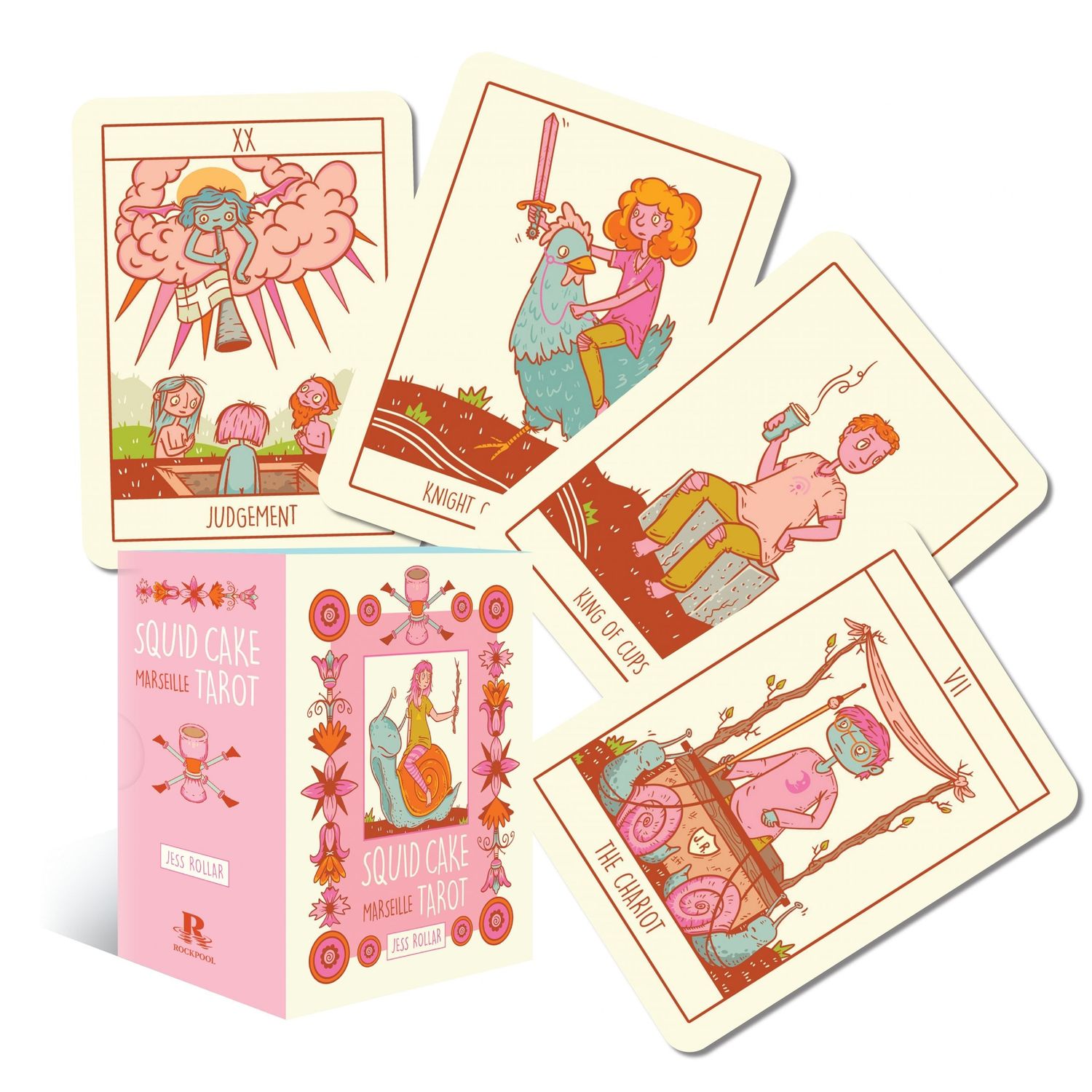 Squid Cake Marseille Tarot by Jessica Rollar, SKU RP-200, UPC 700317124702