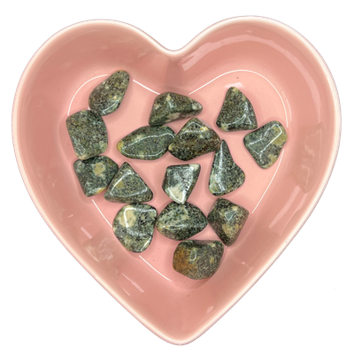 Preseli Bluestone Stonehenge Stone Tumbled Stone Natural Gemstone - One Stone, SKU TR-566, UPC 7003…