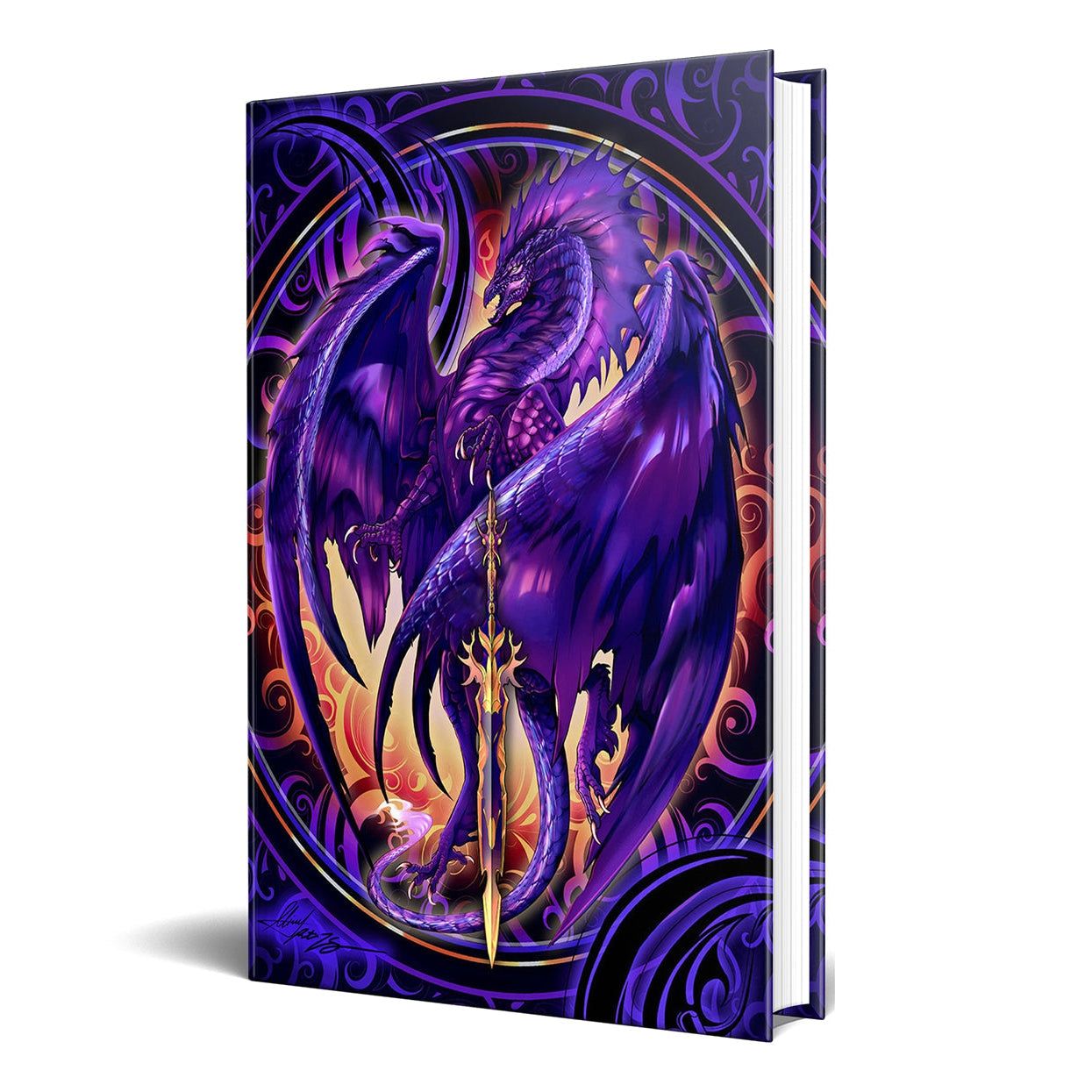 5&quot; x 7&quot; Hardcover Journal - Nether Blade, SKU PG-12009, UPC 700317035053