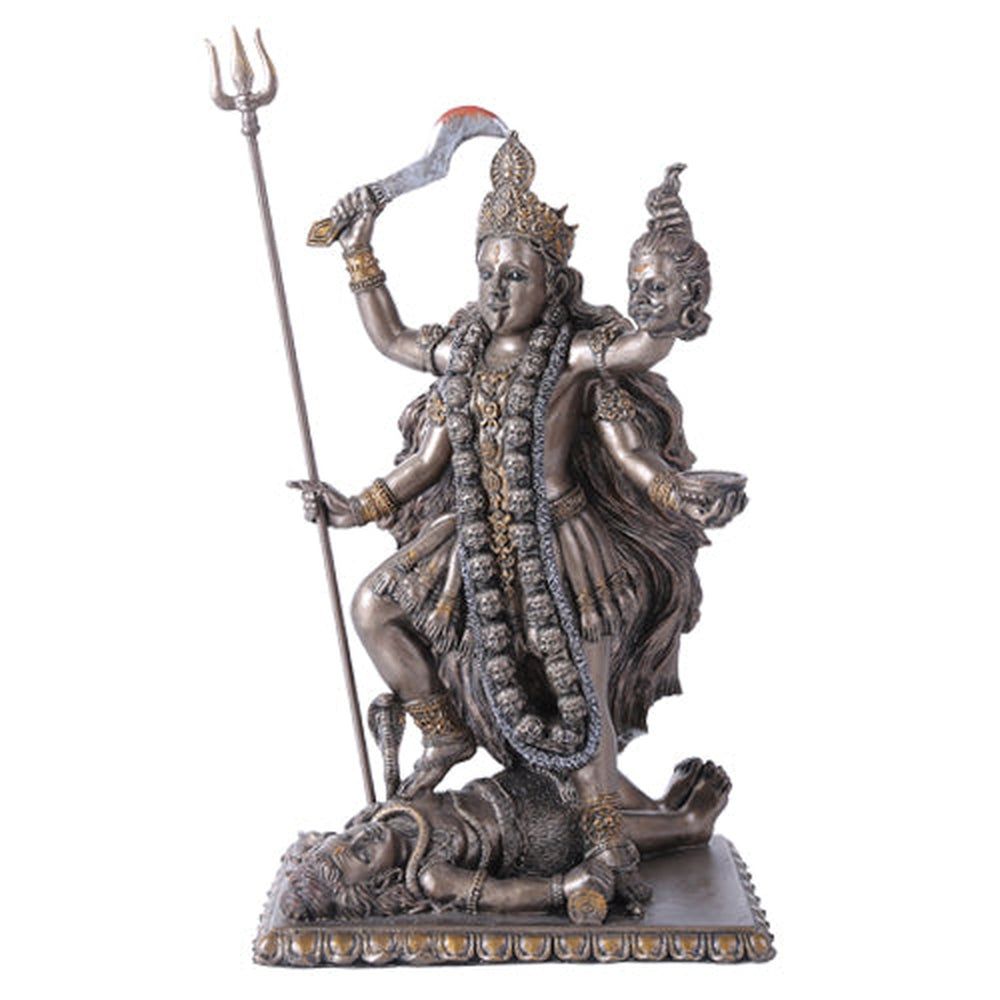 8.75&quot; Hindu Statue - Kali with Head, SKU PG-11270, UPC 700317053484