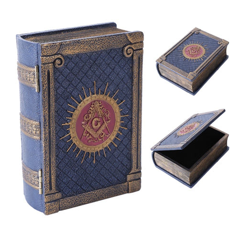 6&quot; Masonic Book Display Box, SKU PG-11317, UPC 700317074212