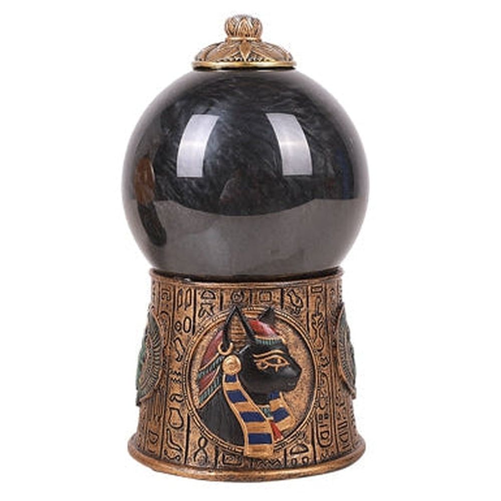 7.25&quot; Bastet Storm Ball Statue, SKU PG-13536, UPC 700317073147