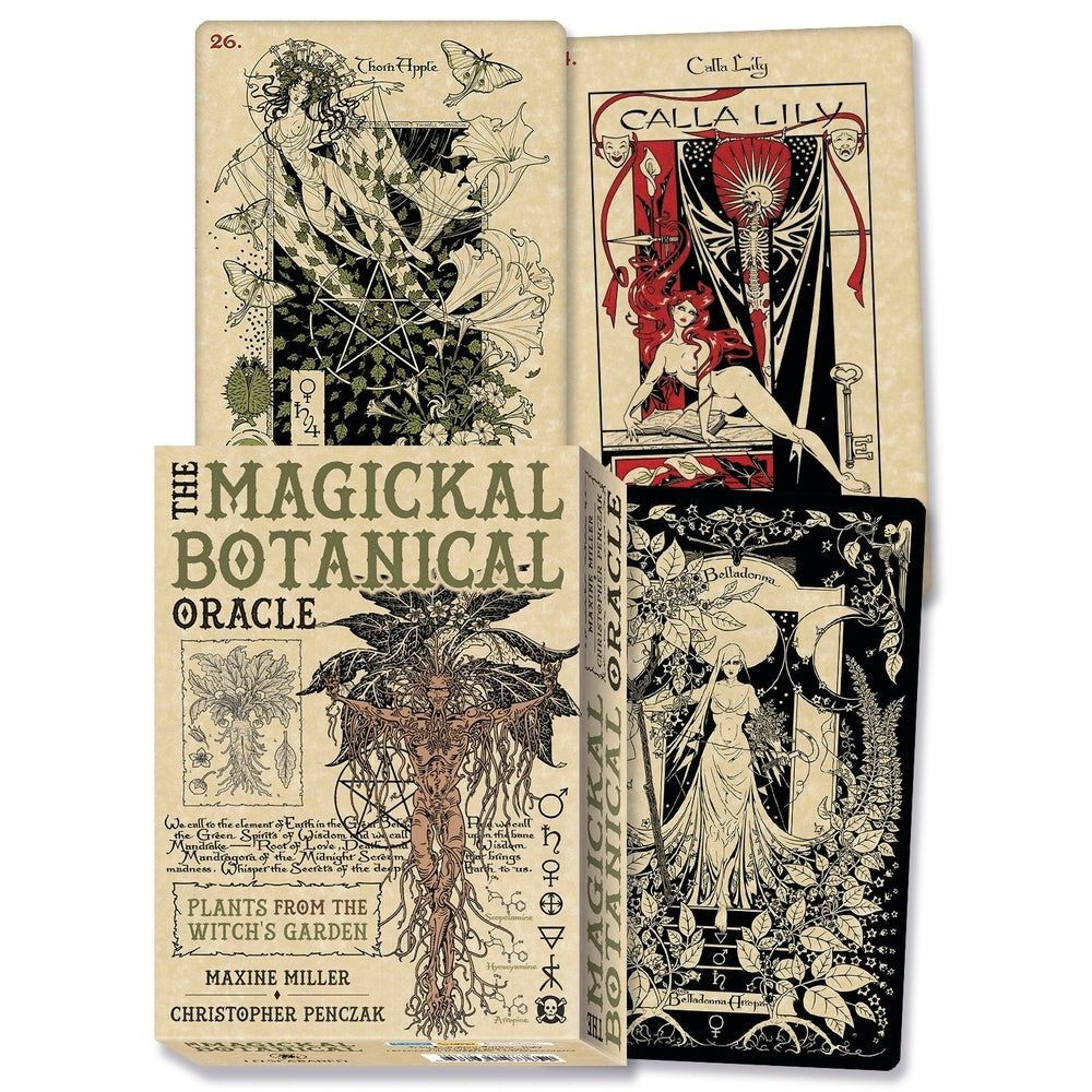 The Magickal Botanical Oracle by Maxine Miller, Christopher Penczak, SKU LW1933, UPC 700317077237