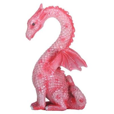 4&quot; Dragon Statue - Pink Love Dragon, SKU PG-Y8469, UPC 700317079156