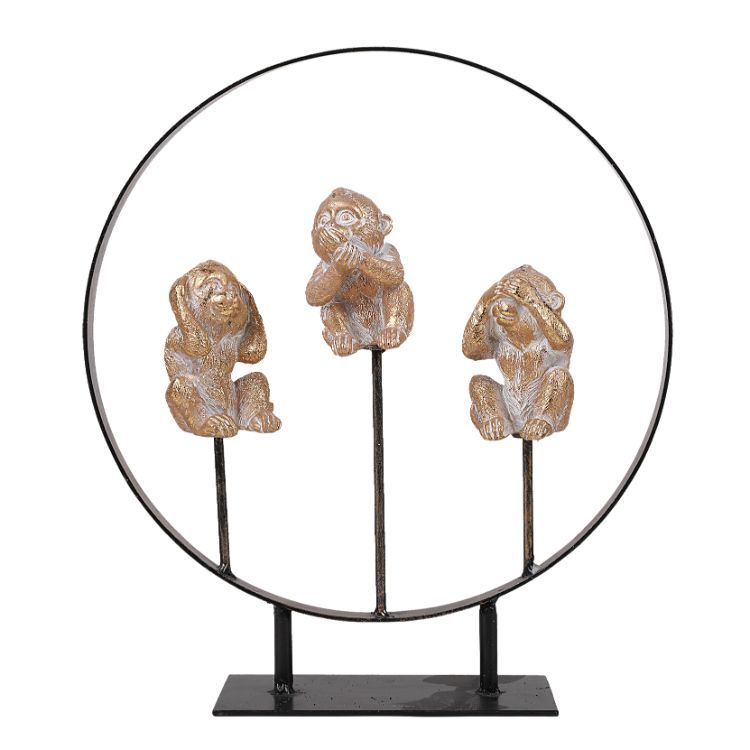 11.5&quot; See No Evil Monkey Statue, SKU PG-13747, UPC 700317295495