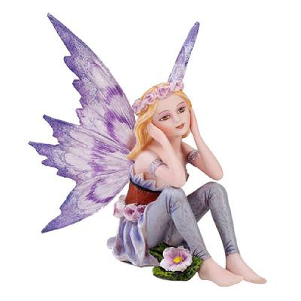 3.75&quot; Fairy Statue - Purple Fairy, SKU PG-11006, UPC 700317079033