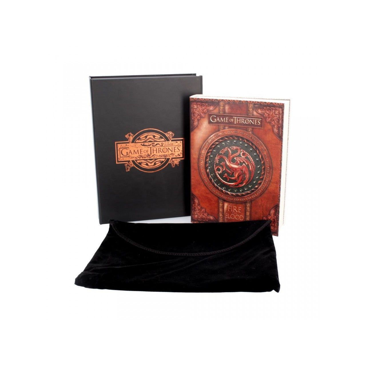 6&quot; x 8.25&quot; Game of Thrones Vegan Leather  Journal - Fire and Blood, SKU PG-XB4441M8, UPC 7003170410…