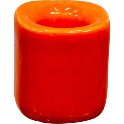 Ceramic Chime Candle Holder - Orange, SKU KH-03591-D5, UPC 700317022138