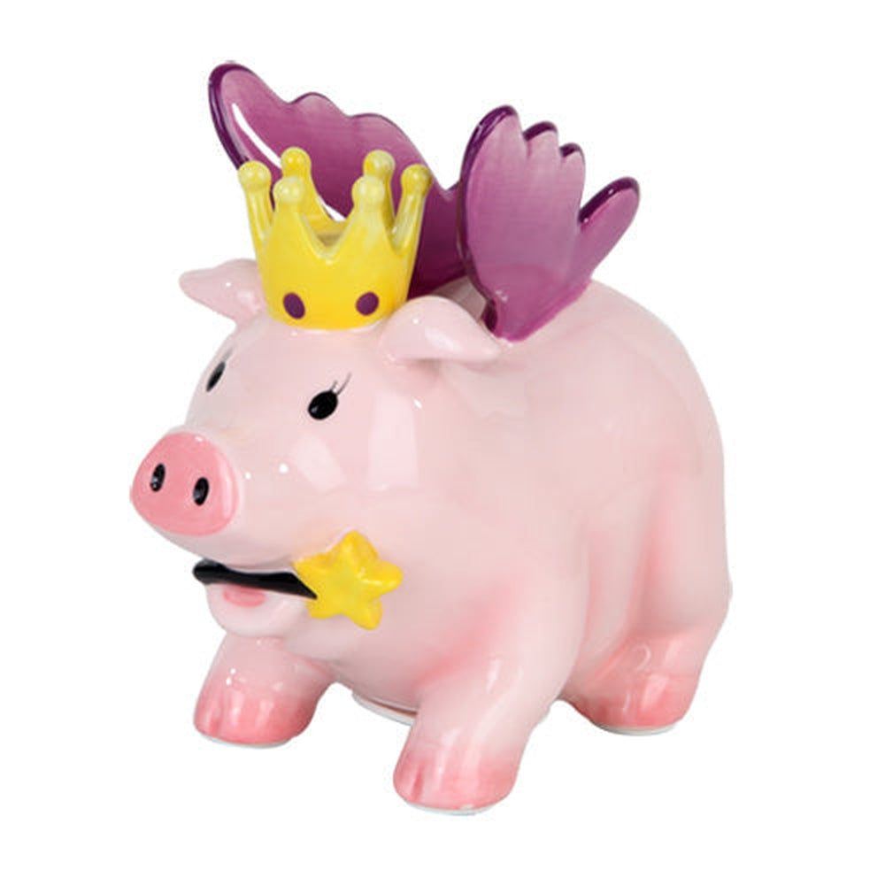 6&quot; Money Bank - Fairytale Piggy, SKU PG-9876, UPC 700317042068