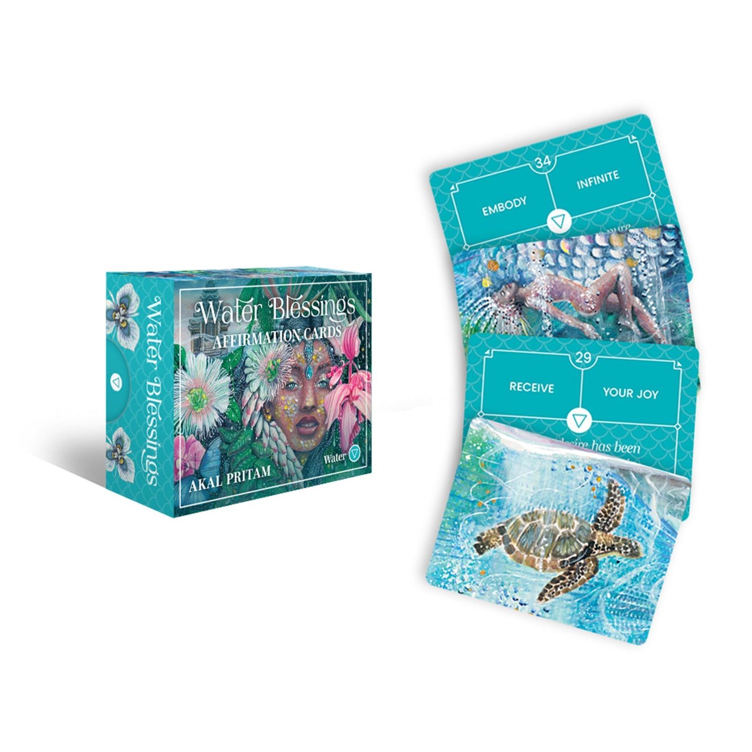 Water Blessings Mini Cards by Akal Pritam, SKU RP-240, UPC 700317125396