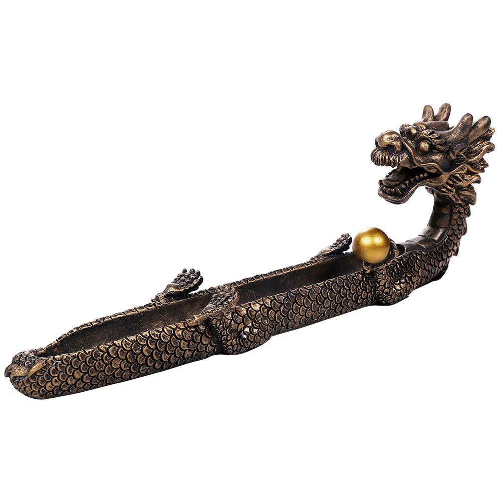 6.25&quot; Dragon Feng Shui Incense Burner, SKU PG-12422, UPC 700317042013
